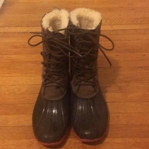 Sperry Top sider x J. Crew Shearwater boots